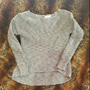 Madewell asymmetrical knit sweater